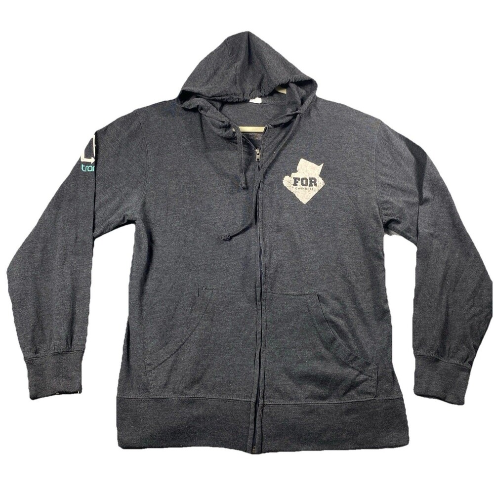 Independent Trading Company Hoodie Men Large Black Sweatshirt Pullover Casual